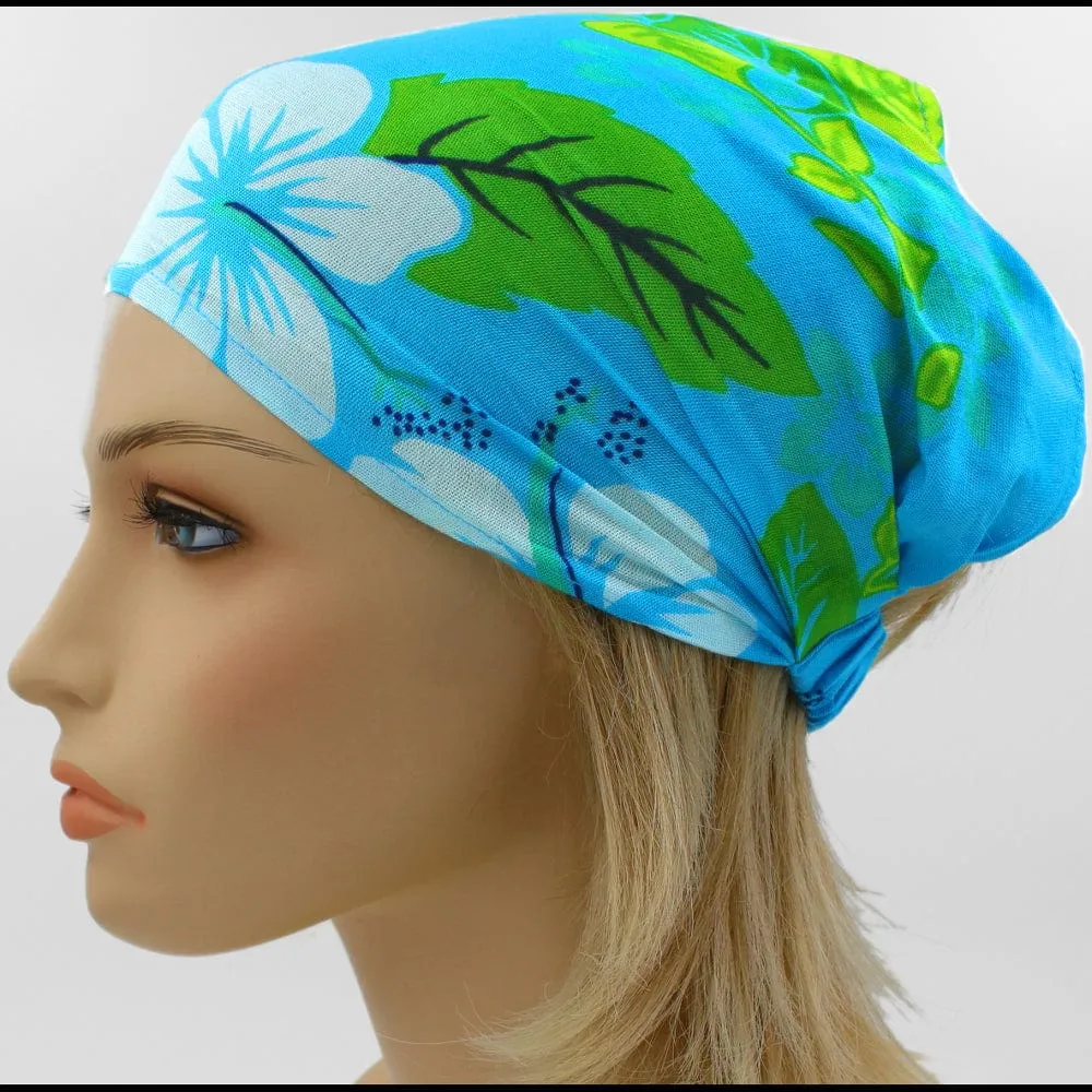 12 Hawaii Floral Elastic Bandana-Headbands ($1.95 each)