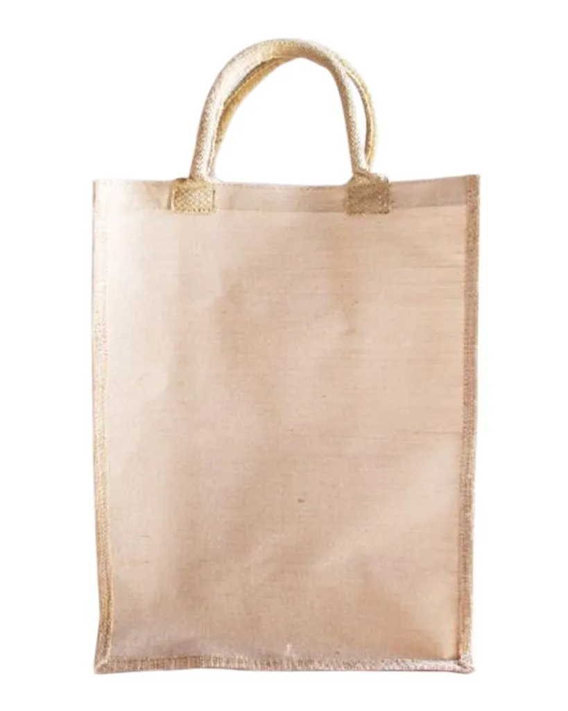 6 ct Affordable Natural Jute Blend Tall Tote - TJ909 - By Bundle