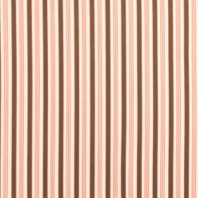 ARISTOCRAT Stretch Polyester - Stripes - Brown