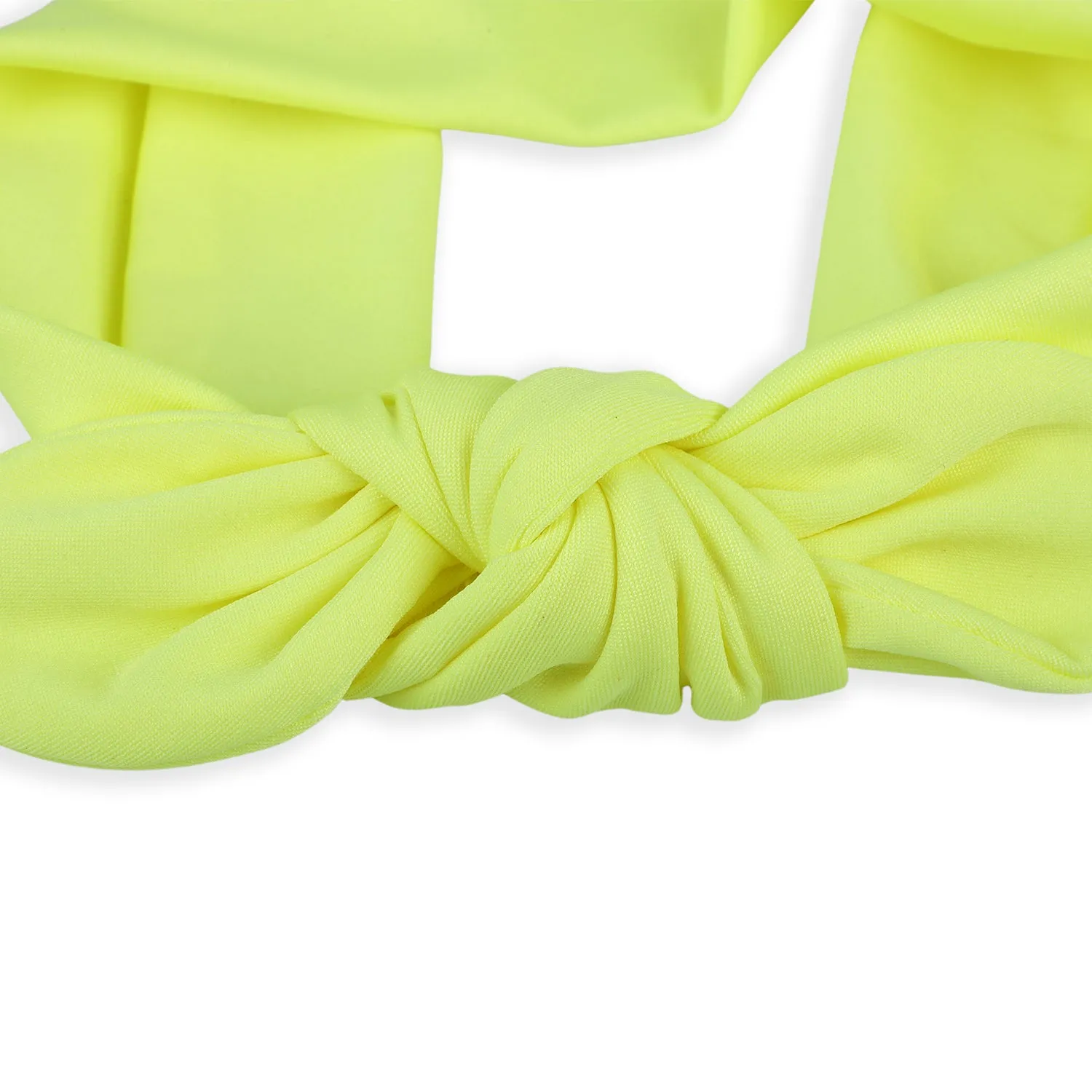 Bow Knot Headbands Set of 2 - Yellow, Orange