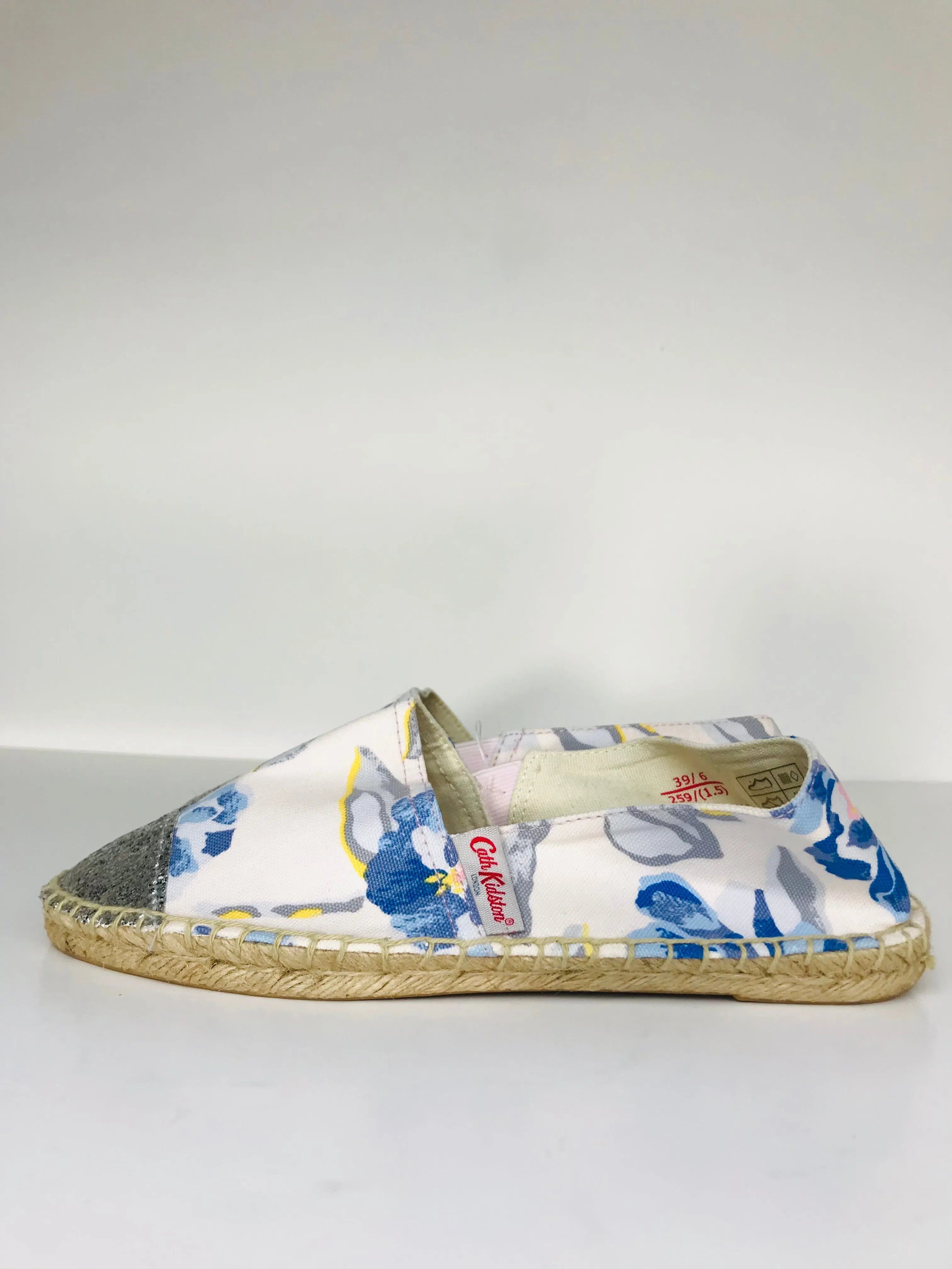 Cath Kidston Women's Glitter Espadrilles NWT | EU39 UK6 | Multicolour