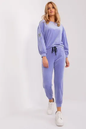 Chic Velour Knit Sweater and Pants Set for Modern Elegance