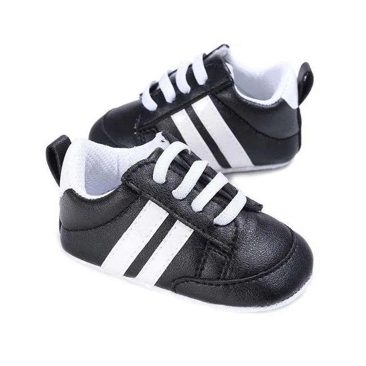 Classic Black Baby Baby Sneakers