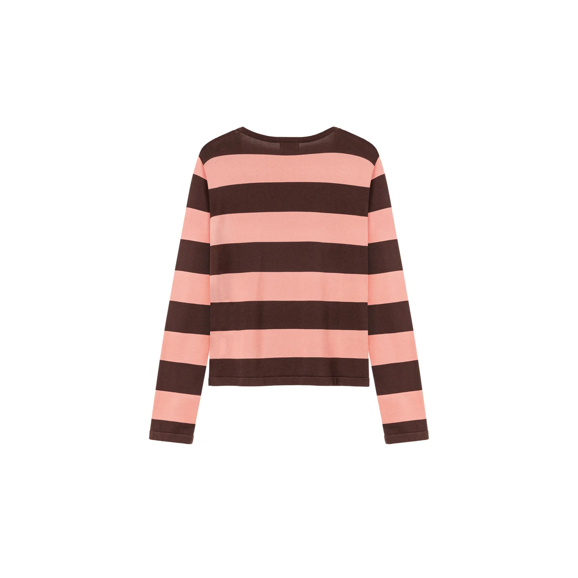 Color Stripe Knit Sweater