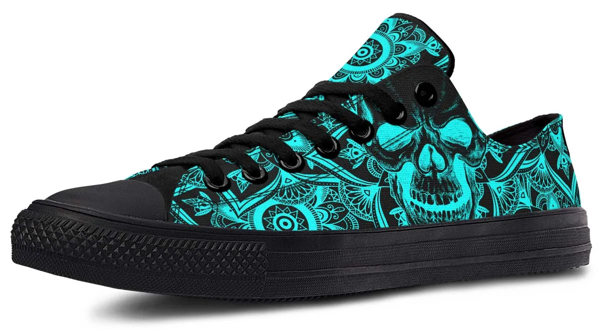 Deep Color Gradient Skull Shoe Espadrilles