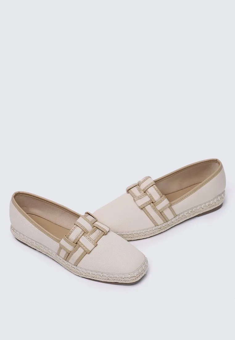 Diane Comfy Espadrilles In Nude