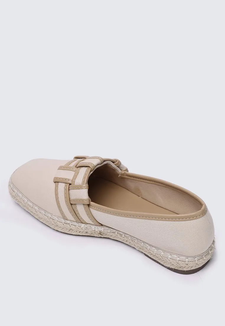 Diane Comfy Espadrilles In Nude