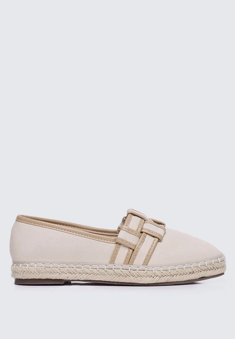 Diane Comfy Espadrilles In Nude