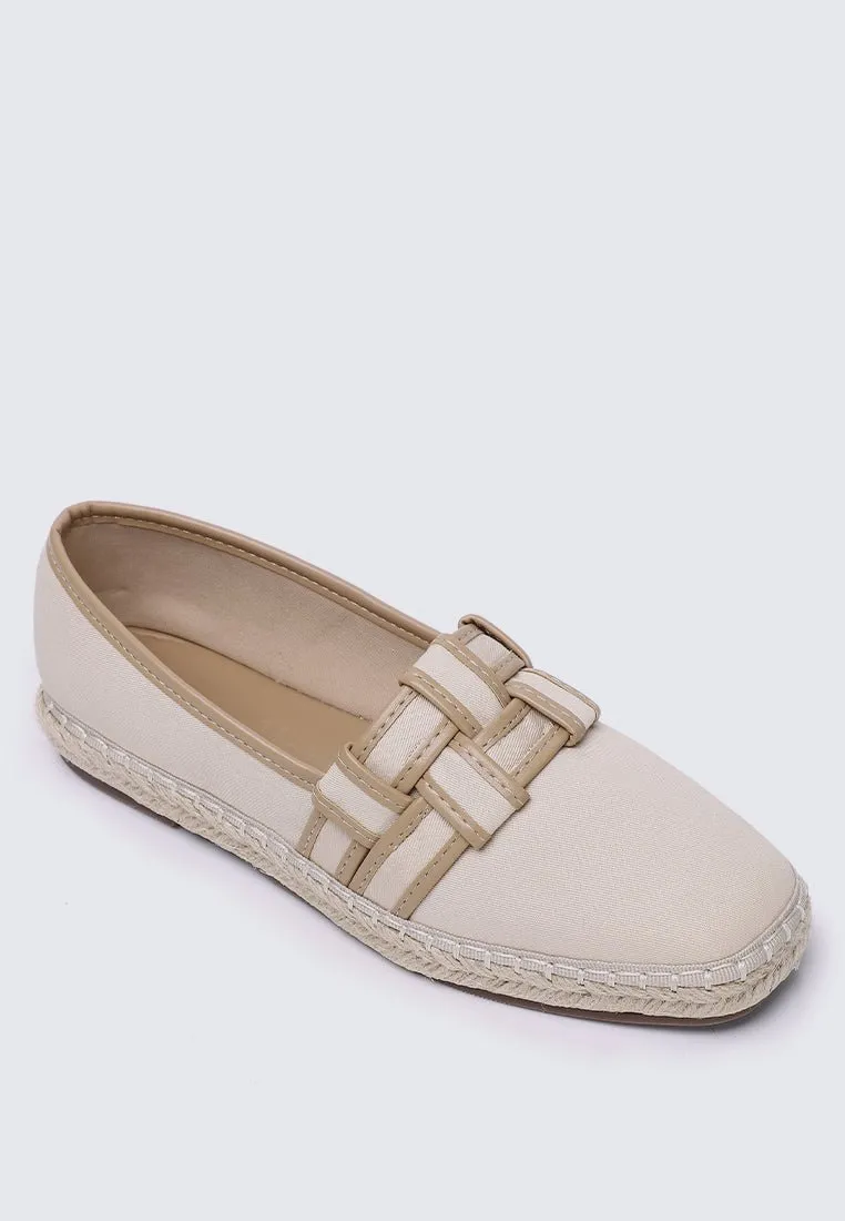 Diane Comfy Espadrilles In Nude