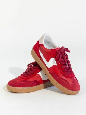 Dolce Vita Notice Sneaker - Crimson Suede