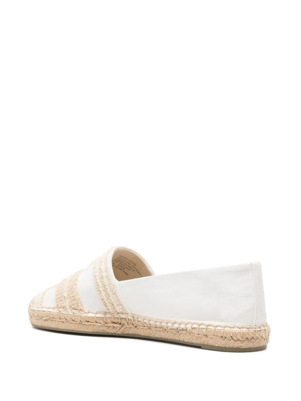 Double T-panel cotton espadrilles<BR/><BR/><BR/>