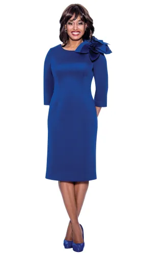 Dress By Nubiano 1441-Royal Blue