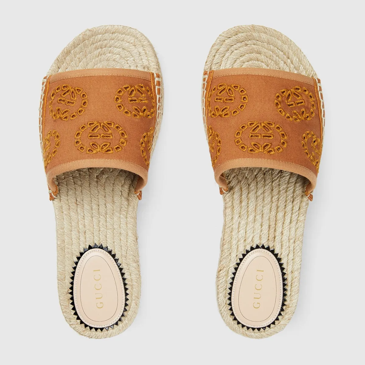 Espadrille sandal with Interlocking G