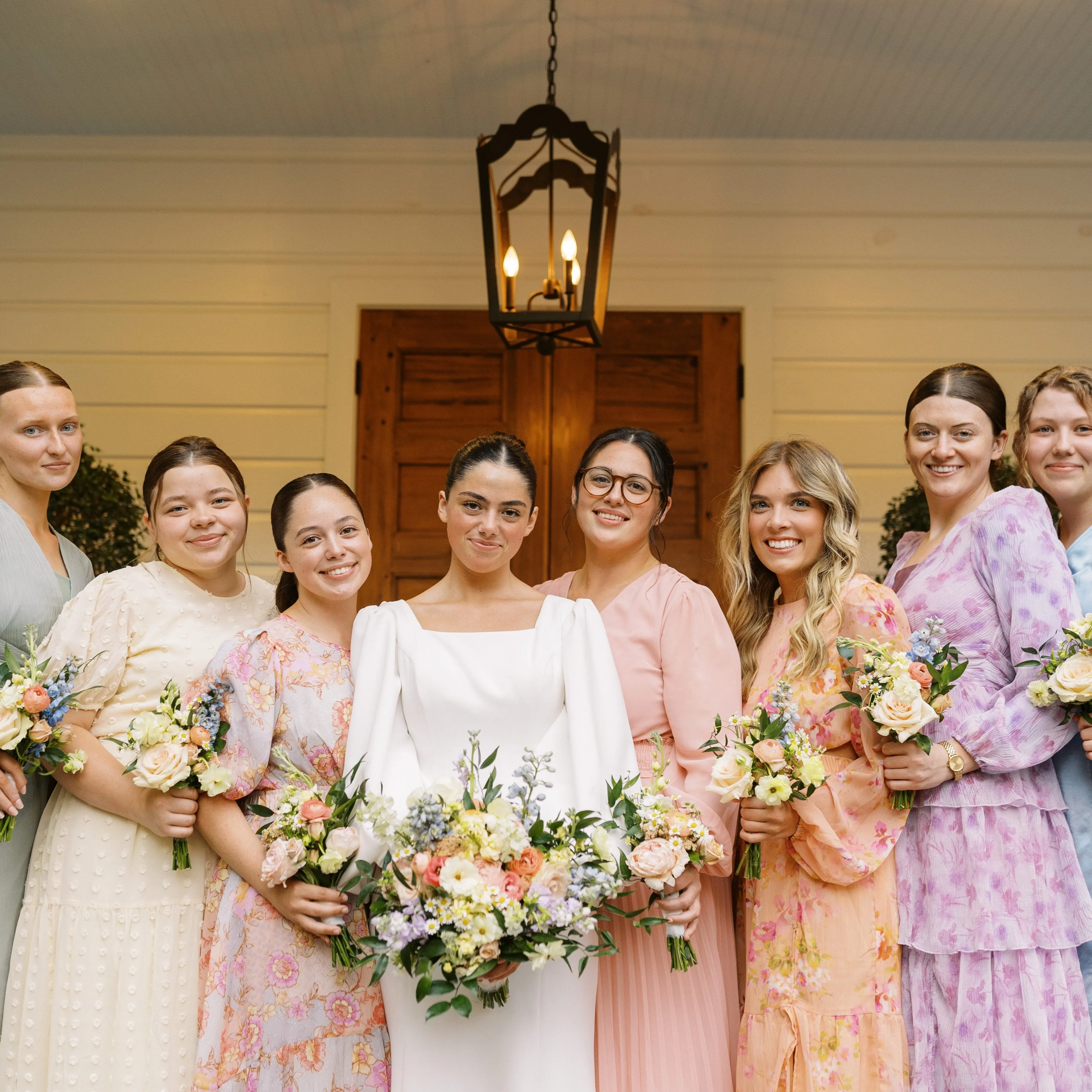 Fairytale Pastel and Green Historic Venue Wedding