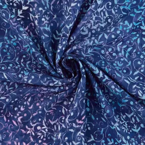 Fashion Rayon Batiks - Blueberry Muffin Yardage