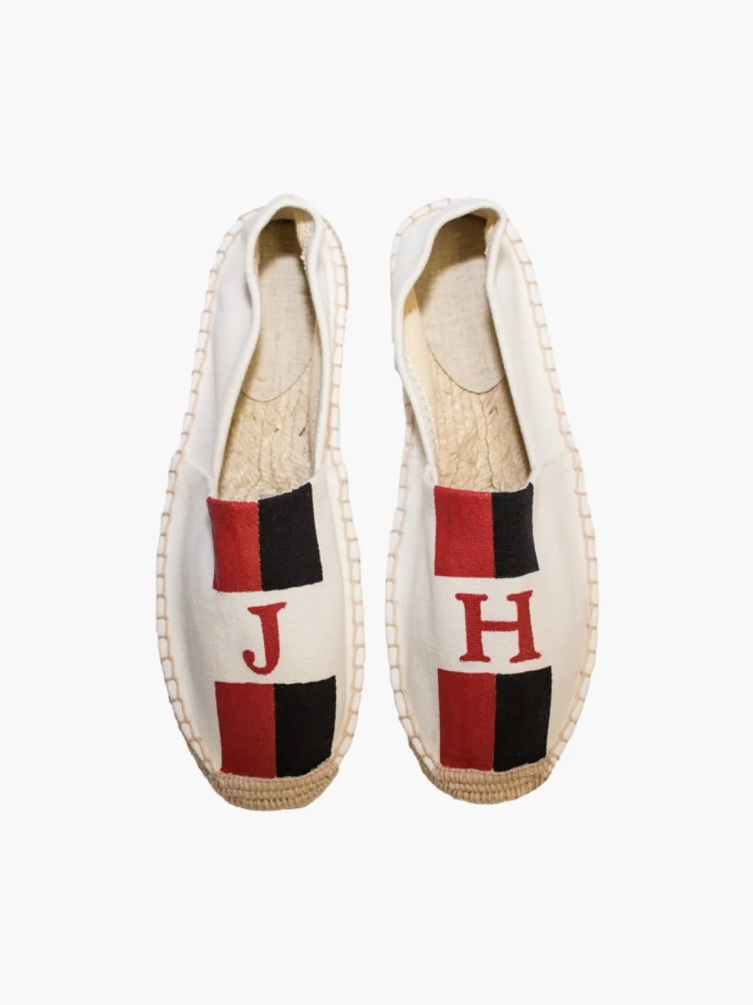 Flat Monogram Espadrilles: Personalised