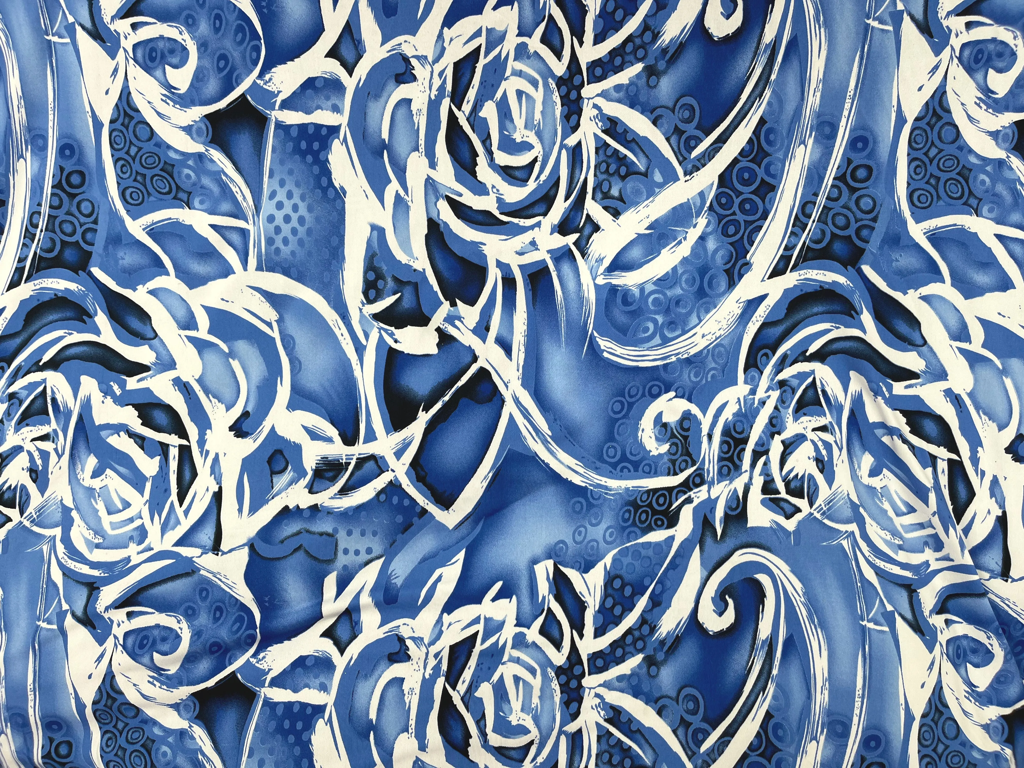 Floral Design Printed Jersey Fabric