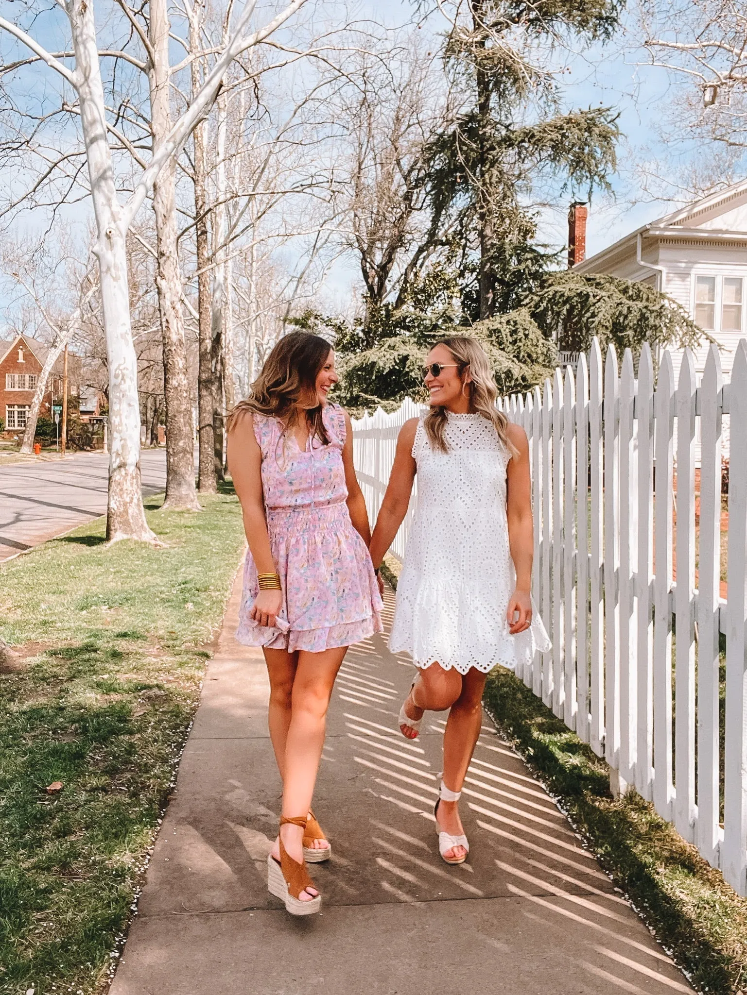 floral print satin mini dress - pink