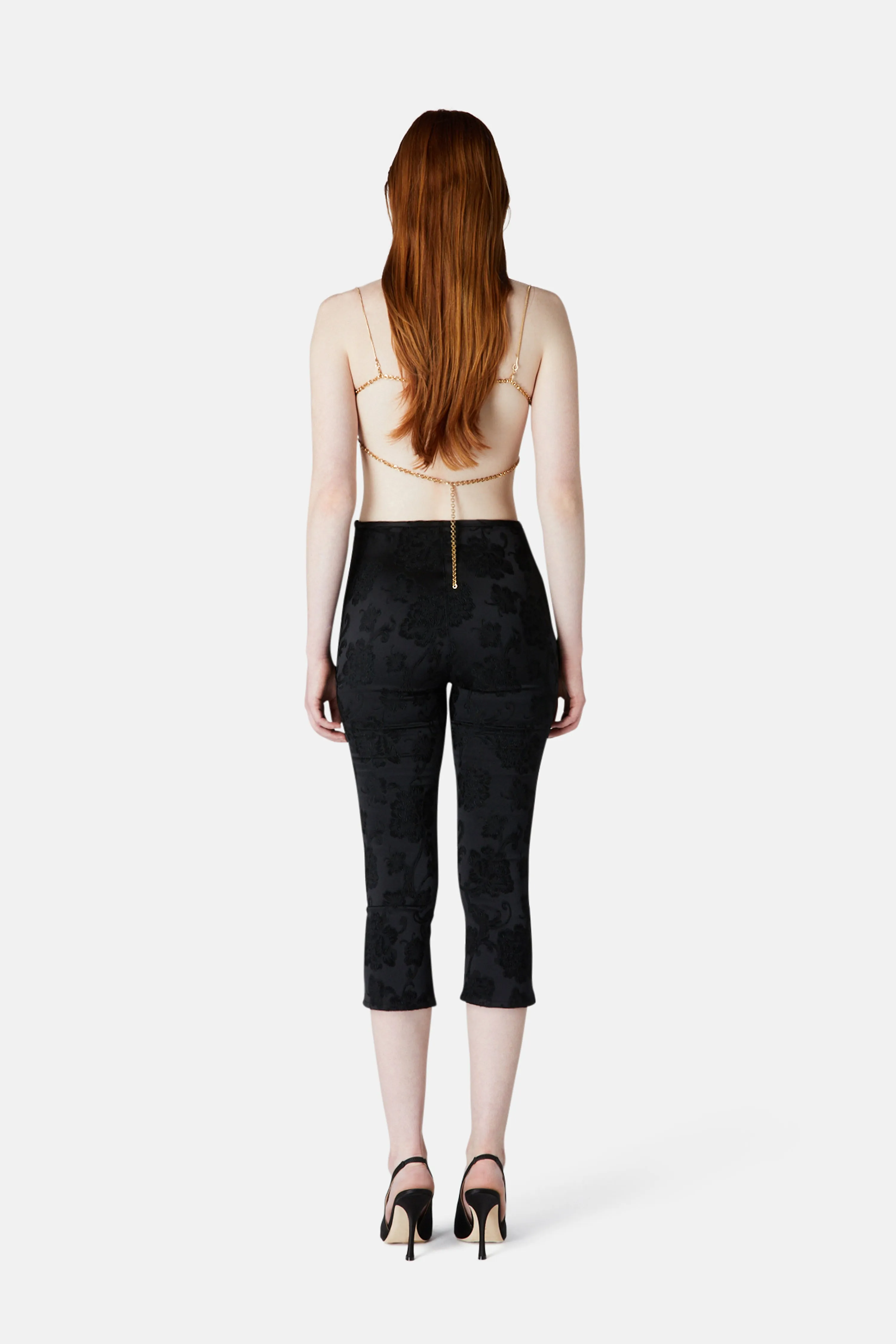 JACQUARD CAPRI PANTS