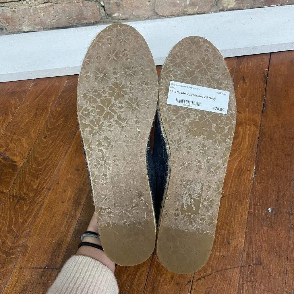 Kate Spade Beach Date Espadrilles - Size 7.5