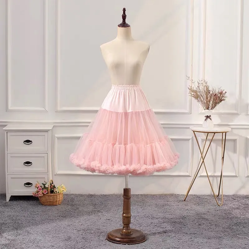 Marshmallow Cloud bustles puff skirt