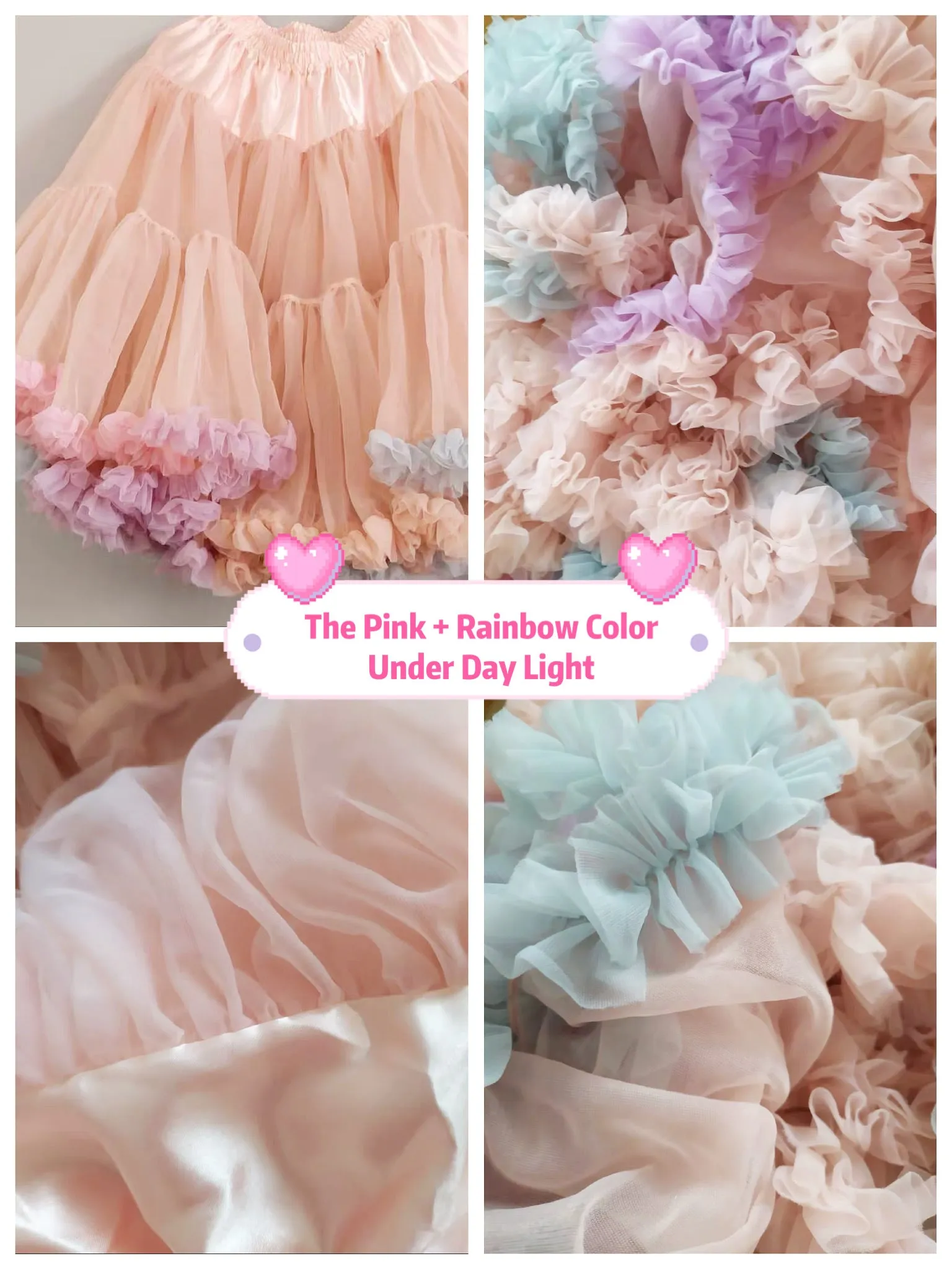 Marshmallow Cloud bustles puff skirt