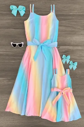 Mom & Me - Ombre Pastel Tank Dress