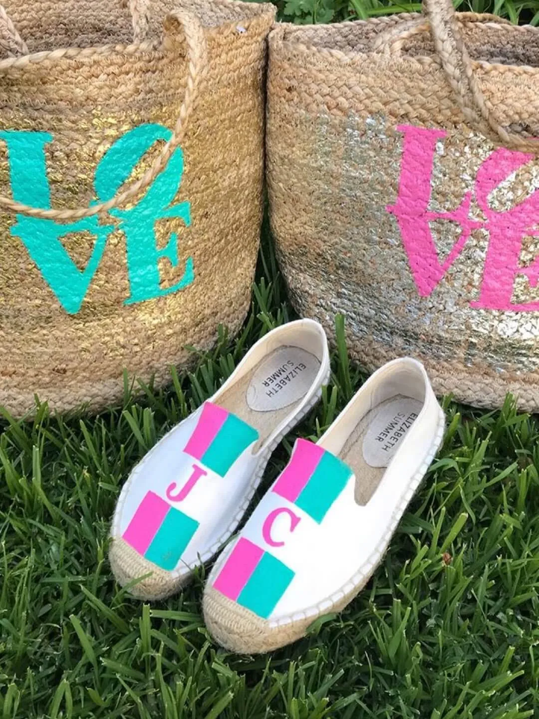 Monogram Platform Espadrilles: Personalised