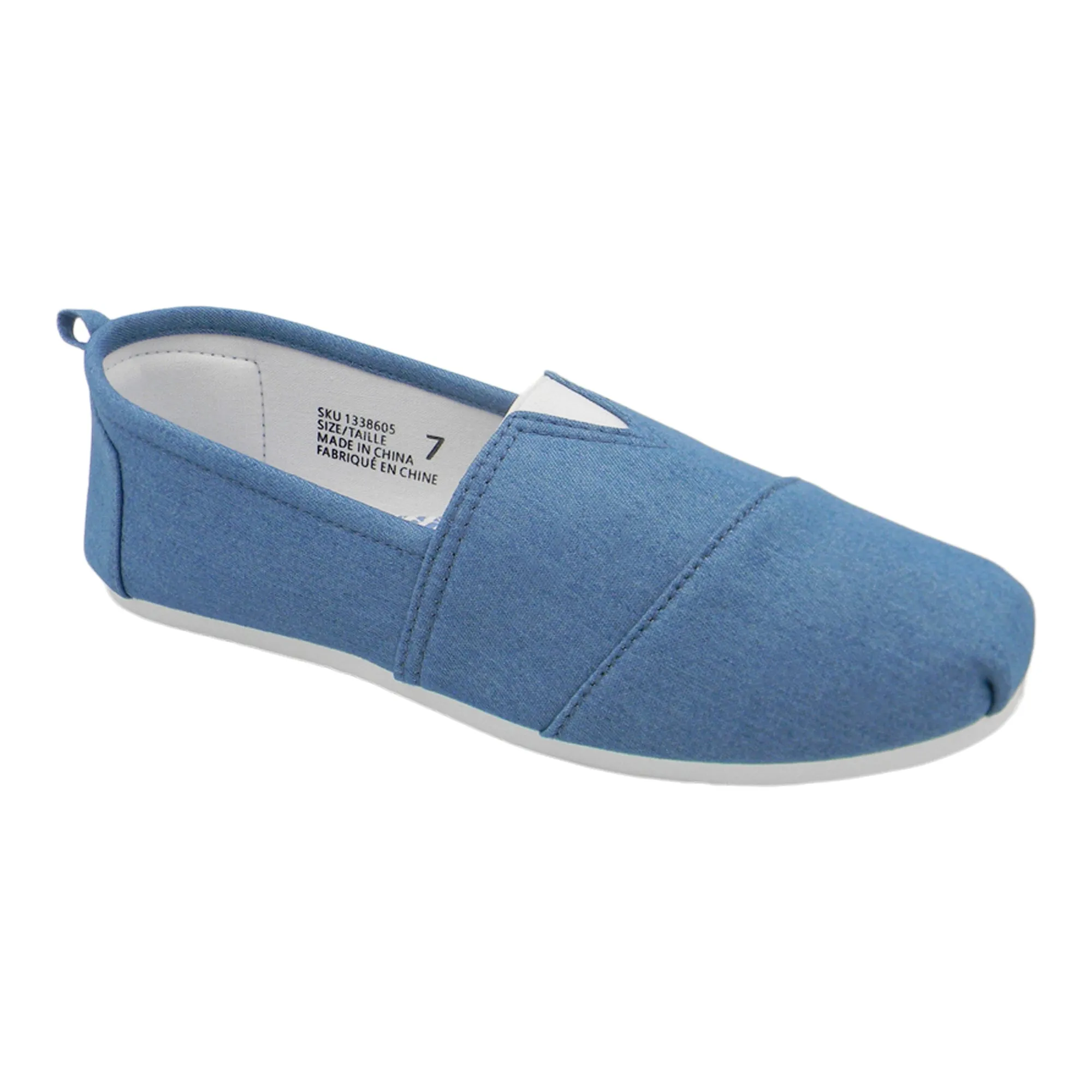 mySTYLE Women's Coloured Canvas Espadrilles