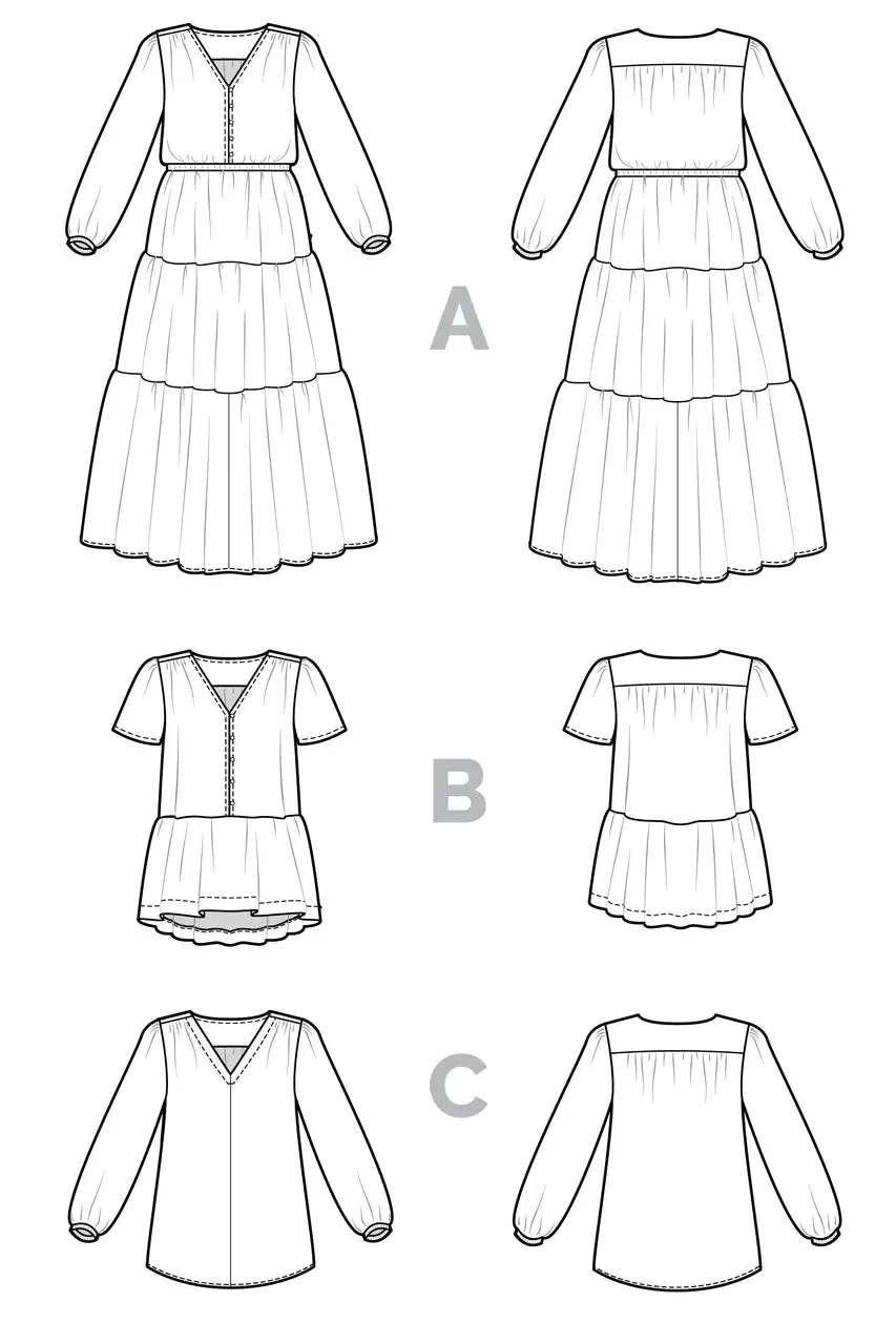 Nicks Dress & Blouse - Closet Core