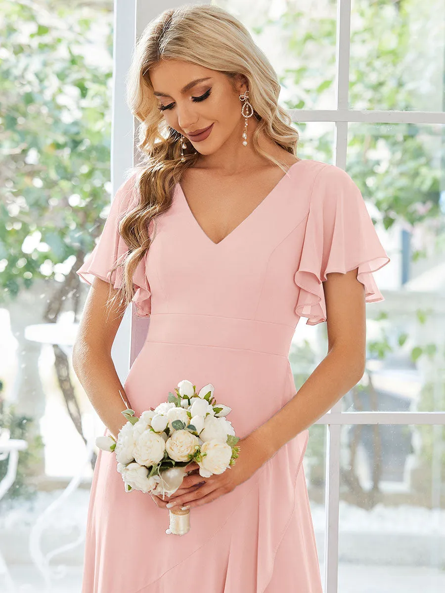 Pink Bridesmaid Gowns