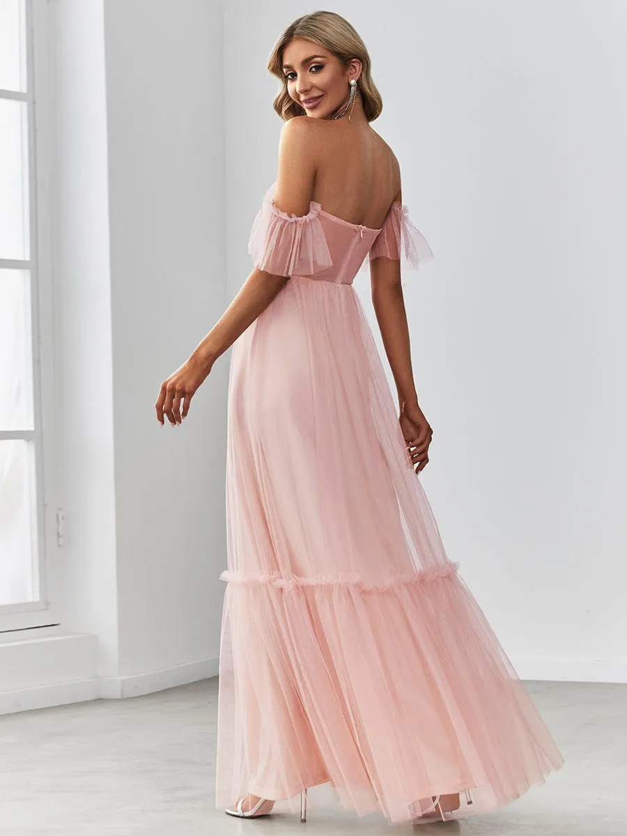 Pink Bridesmaid Gowns