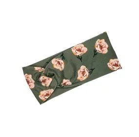 Sage & Floral Print Headband