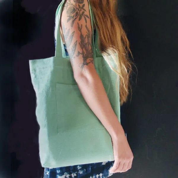 Soft relaxed Washed Canvas Tote Bag