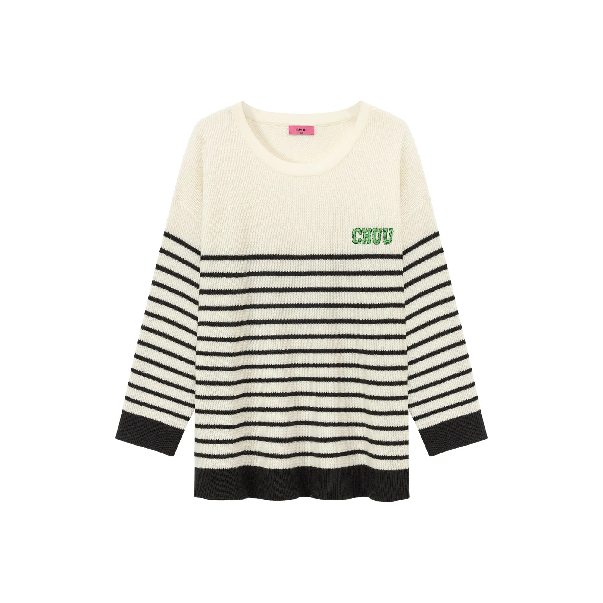 Stripe Long Sleeve Knit Sweater