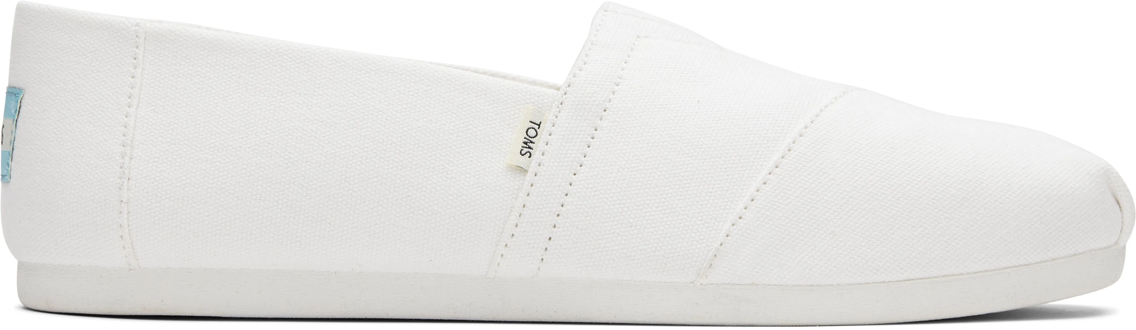 Toms Men Alpargata White Recycled Cotton Canvas