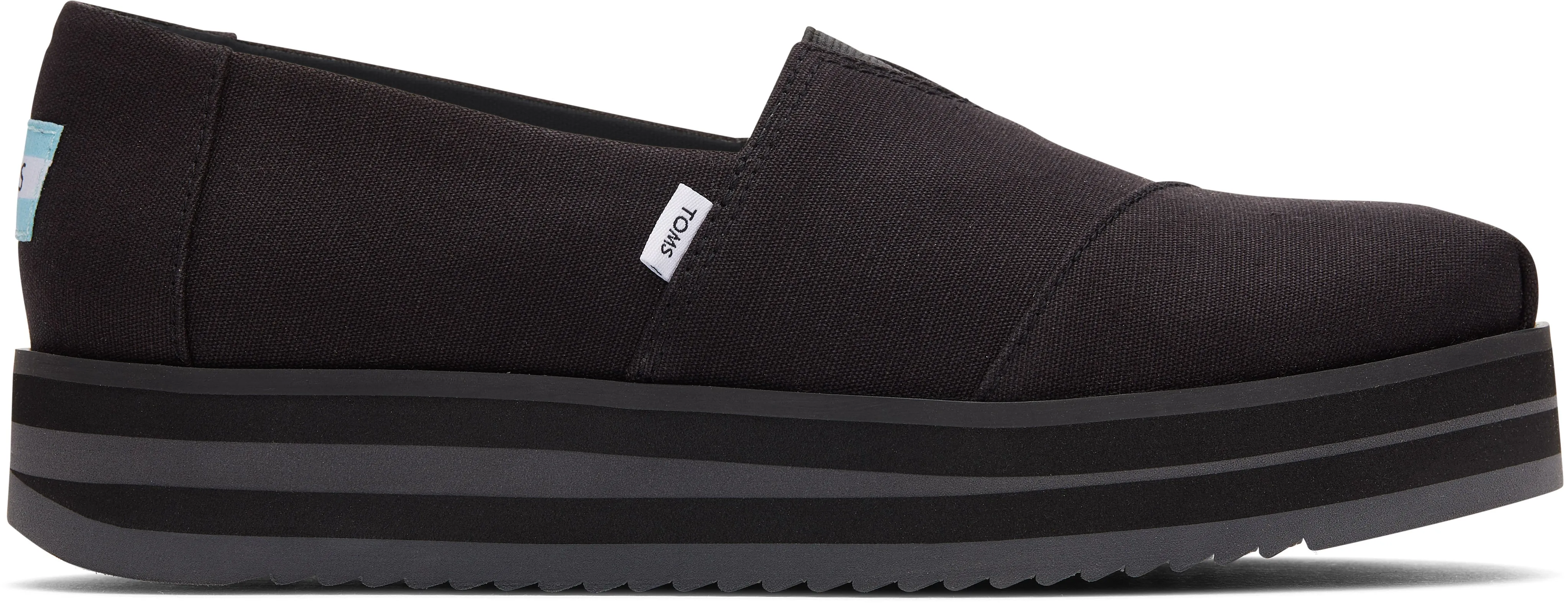 Toms Women Alp Midform Black Canvas