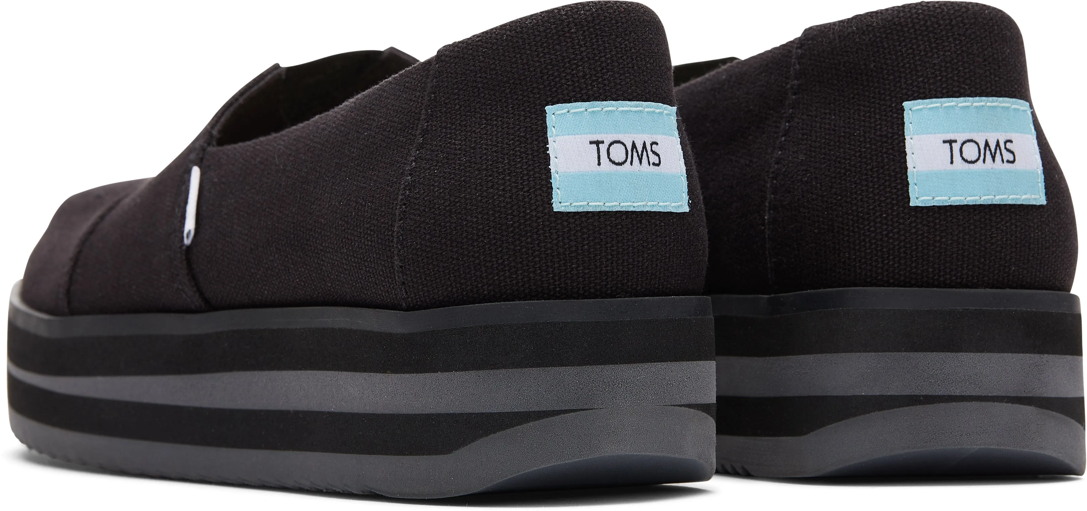 Toms Women Alp Midform Black Canvas