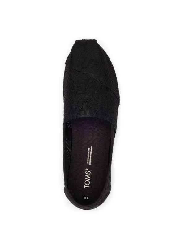 Toms Women Alpargata Black Geo Mosaic