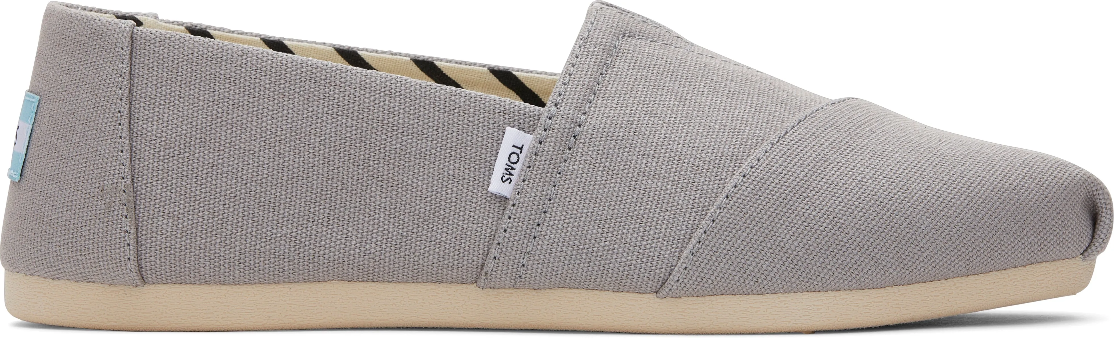 Toms Women Alpargata Drizzle Grey Recycled Cotton Canvas