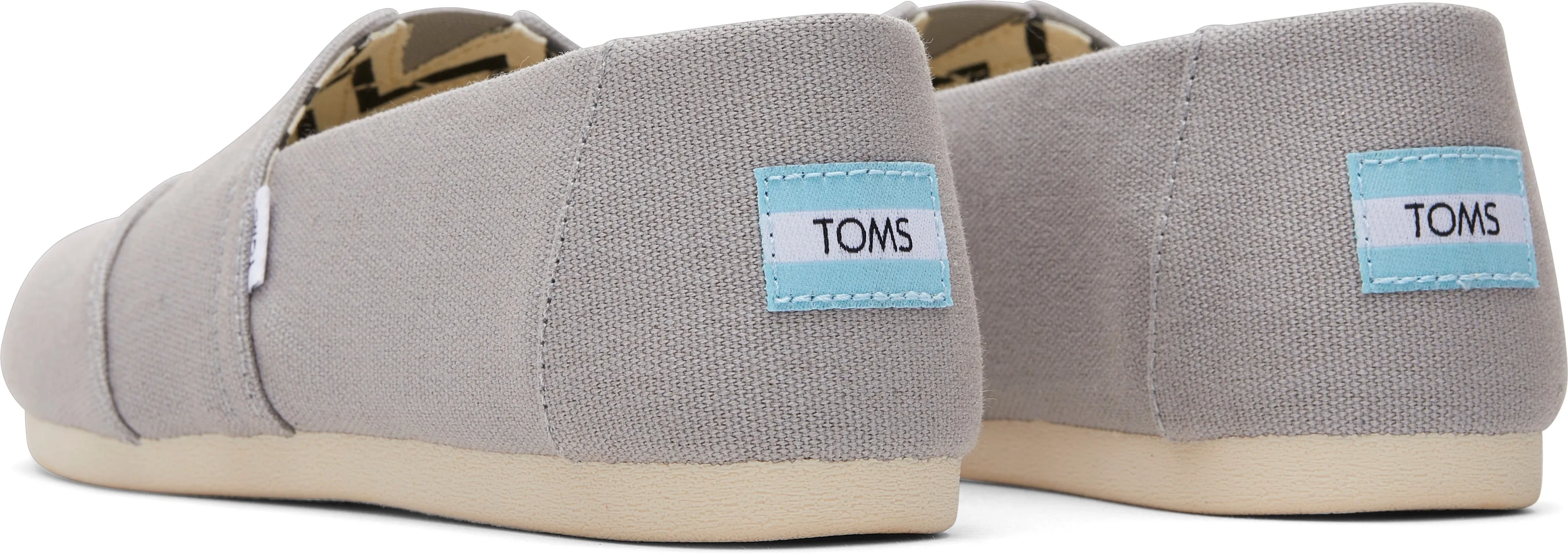 Toms Women Alpargata Drizzle Grey Recycled Cotton Canvas