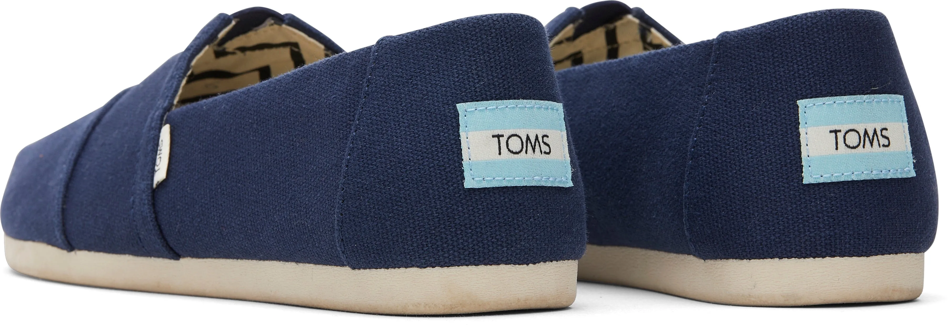 Toms Women Alpargata Navy Recycled Cotton Canvas