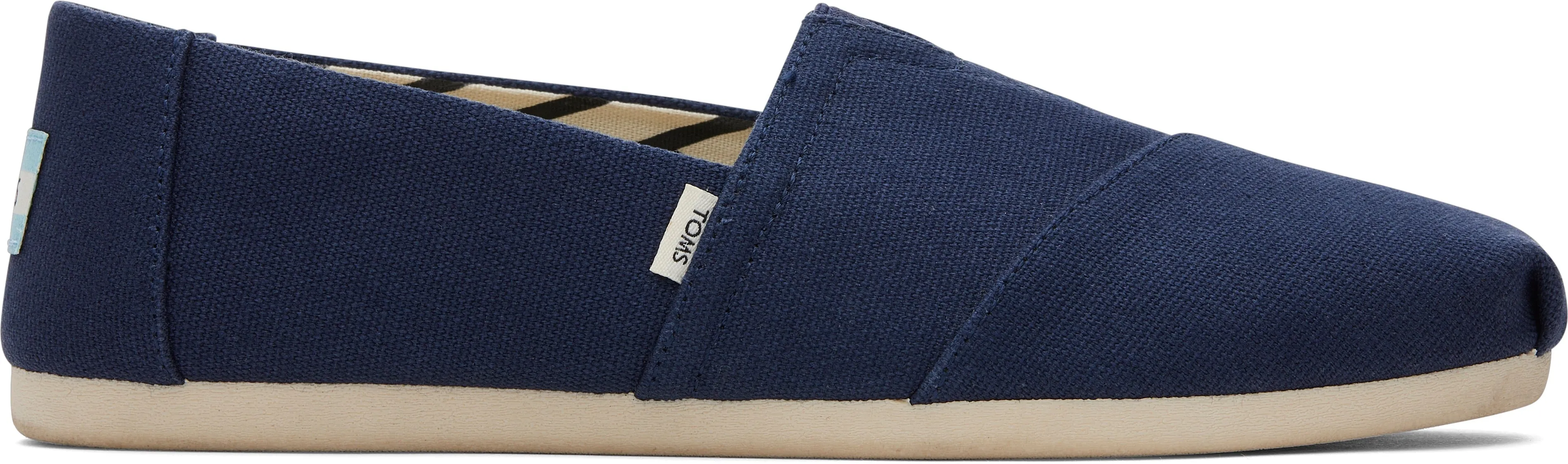 Toms Women Alpargata Navy Recycled Cotton Canvas