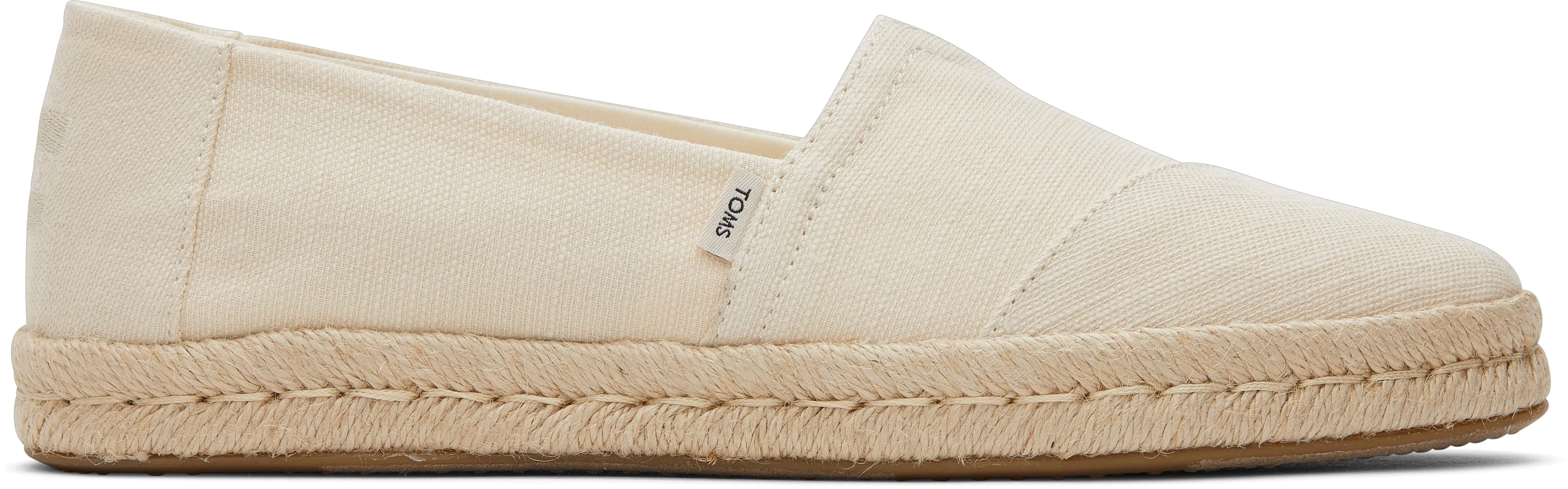 Toms Women Alpargata Rope 2.0 Natural Recycled Cotton Slubby