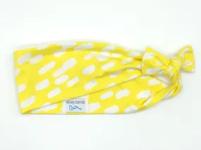 Yellow and White 3-inch headband