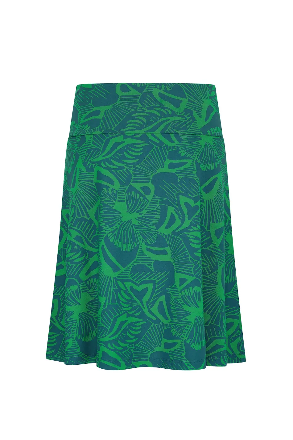 Zilch Woodcut Everglade Wide Skirt